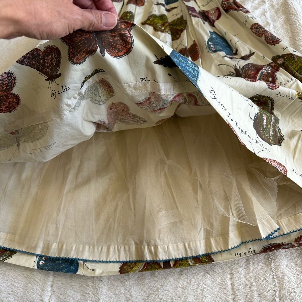 Anthropologie Maeve Lepidoptera Butterfly Dress, 0 - Picture 3 of 11